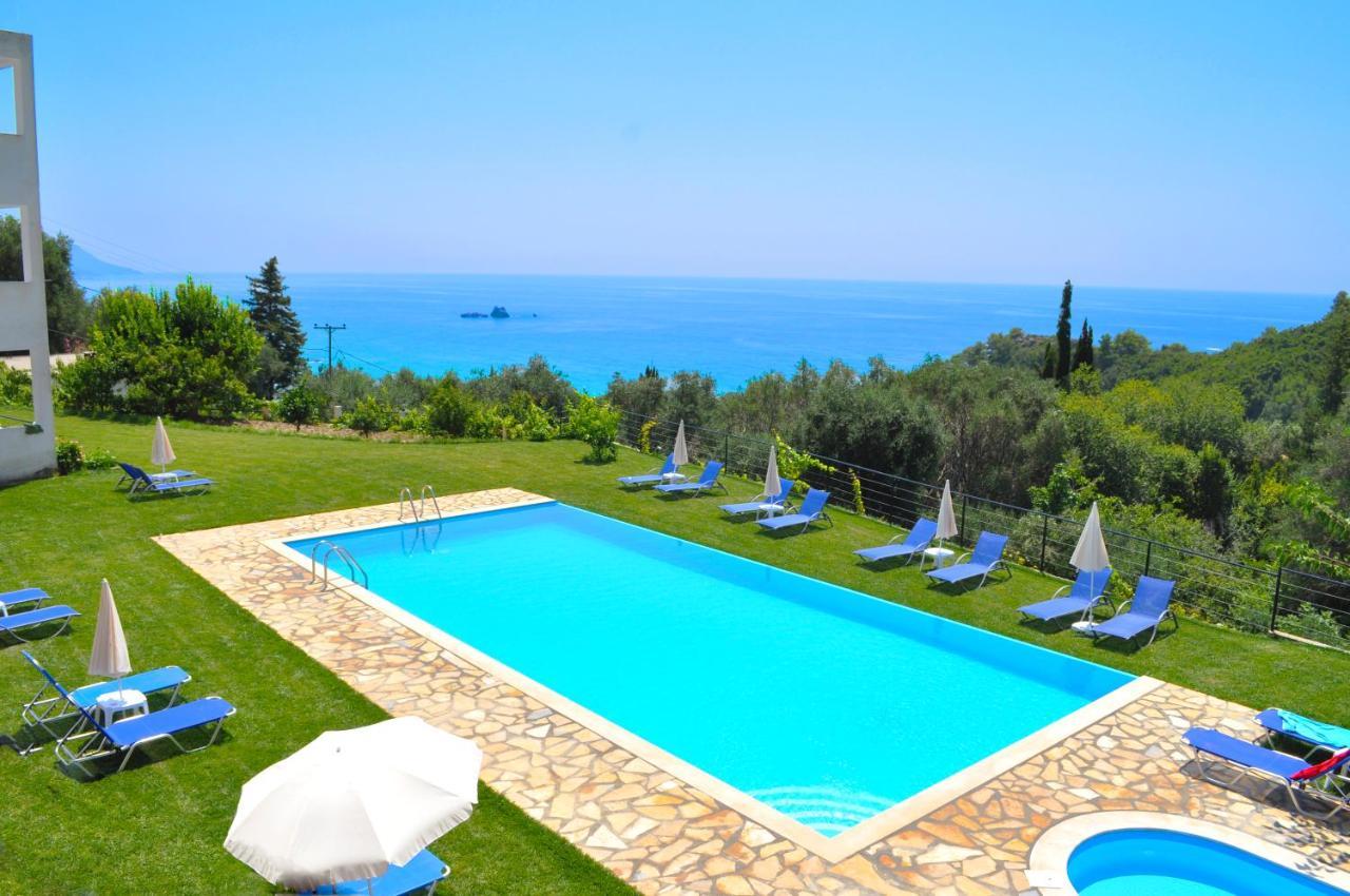 Luxury Loft Apartment With Pool - Pelekas Beach, Corfu Zewnętrze zdjęcie