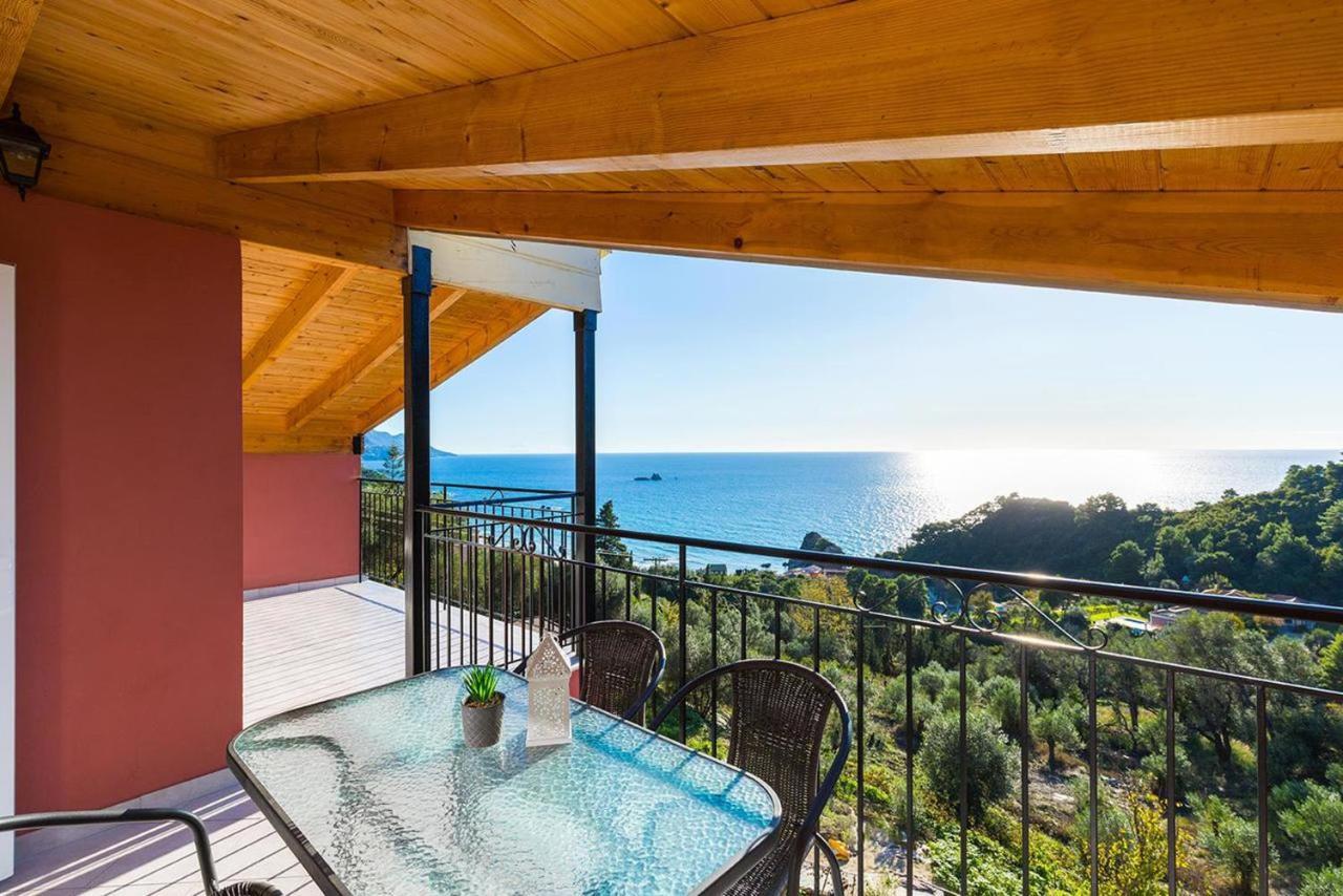 Luxury Loft Apartment With Pool - Pelekas Beach, Corfu Zewnętrze zdjęcie