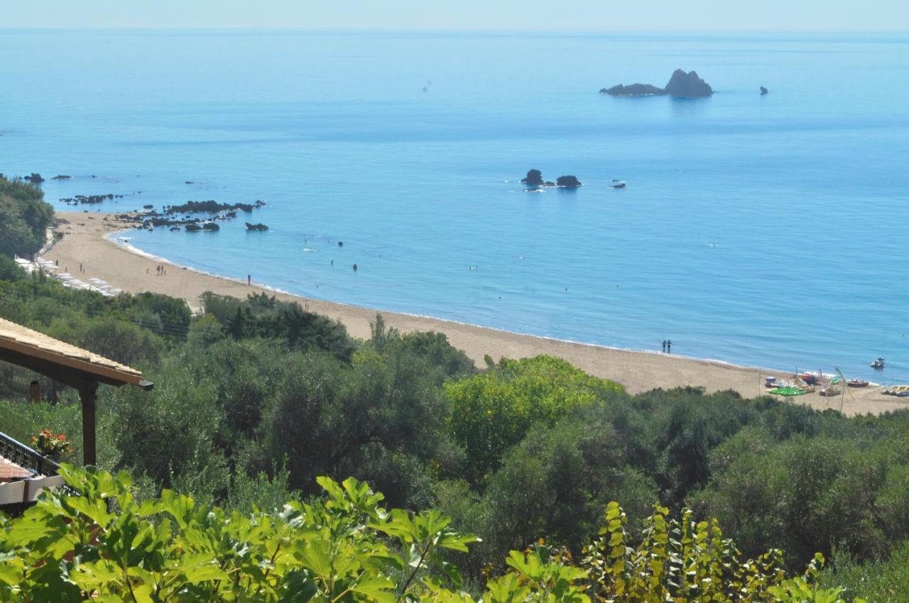 Luxury Loft Apartment With Pool - Pelekas Beach, Corfu Zewnętrze zdjęcie